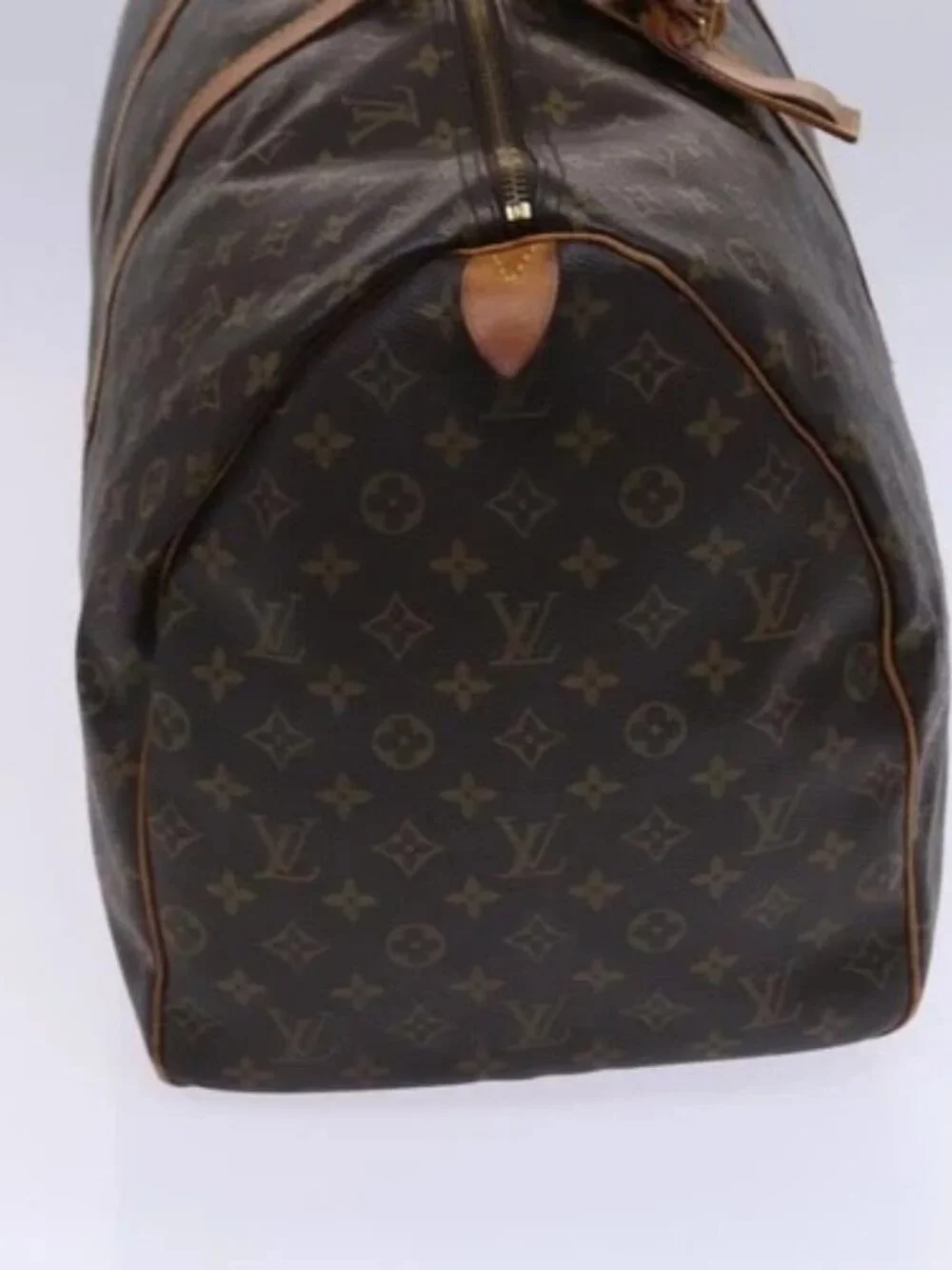 LOUIS VUITTON Monogram Keepall 60 Boston Bag M41422 LV Auth EC404